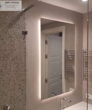 Зеркало для ванной с подсветкой